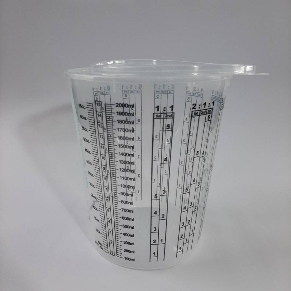 比例調漆杯（含蓋）可重覆使用(25個價)-細節圖6