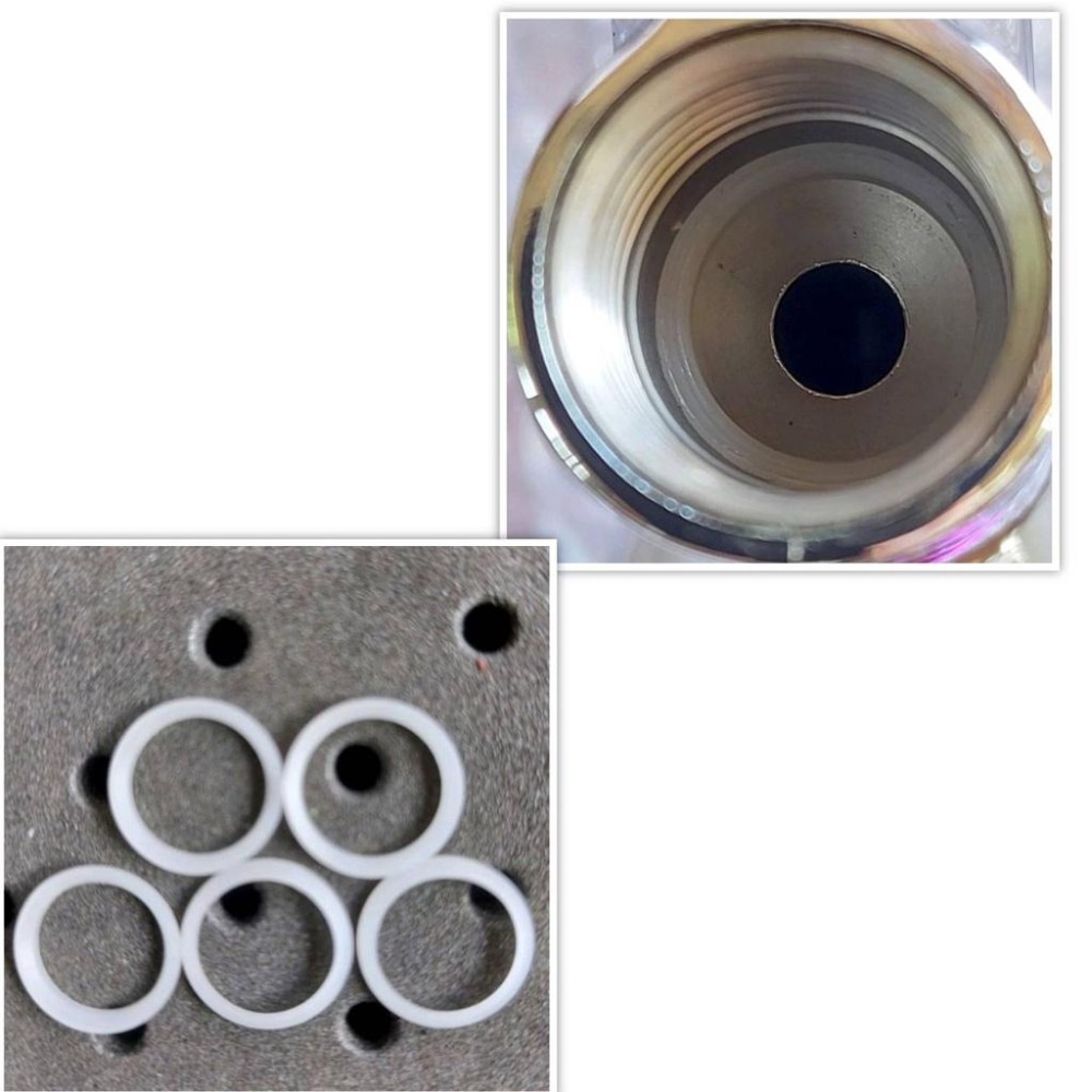 塗料接頭迫緊M16   噴槍零件（ㄧ個價錢）-細節圖2