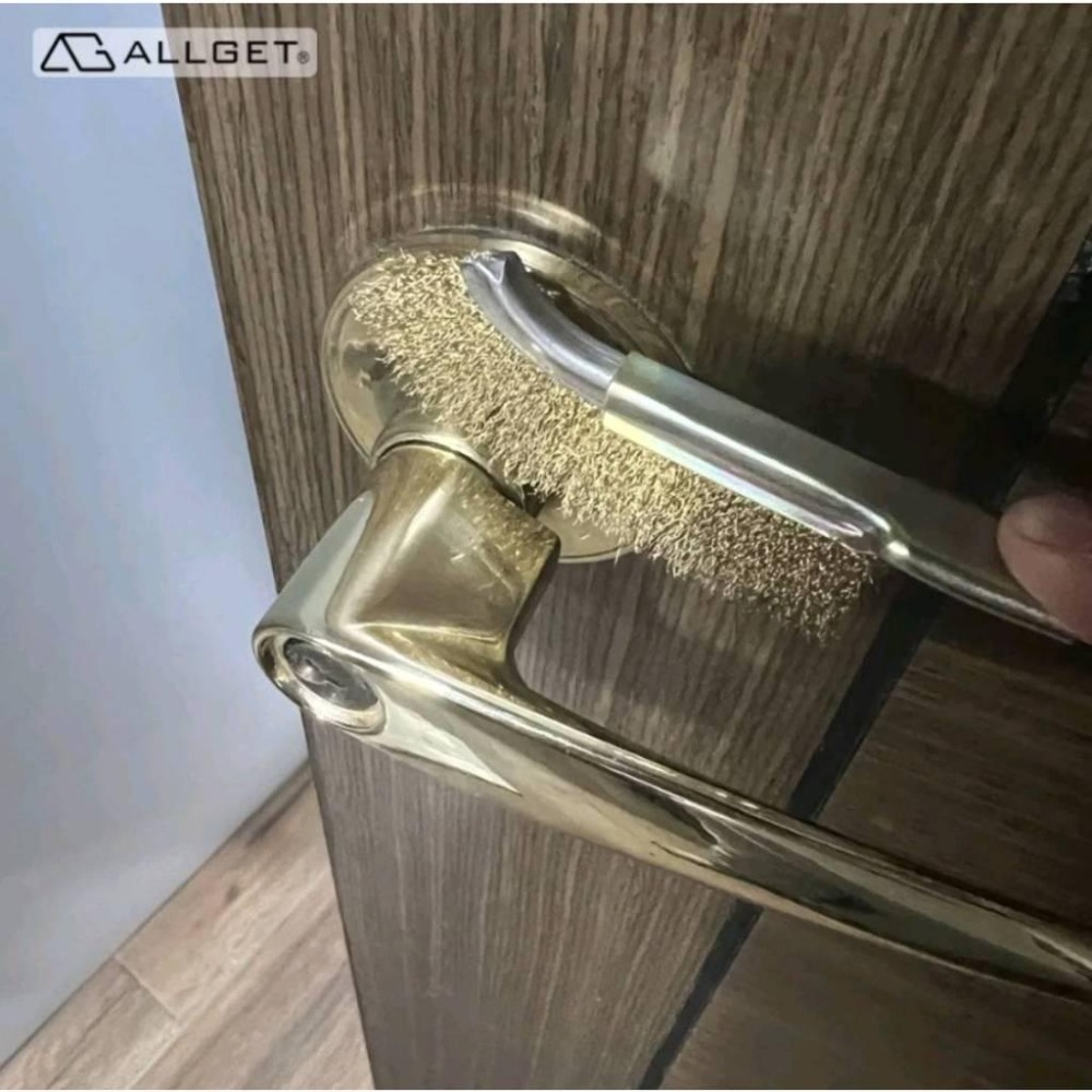 【ALLGET】鐵柄清潔刷 鋼絲刷 銅絲刷 不鏽鋼絲刷 鐵柄手刷 除鏽刷 金屬清潔 清潔刷 細節刷 隙縫刷 手刷 除焊渣-細節圖9