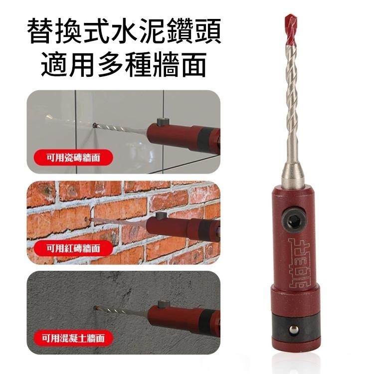 【蝦皮隔日到貨】土耳門x宅水電 準．強力鑽兼鎖 3.2mm 3.4mm 5.0mm 替換式水泥鑽尾 高張力螺絲鑽尾-細節圖2