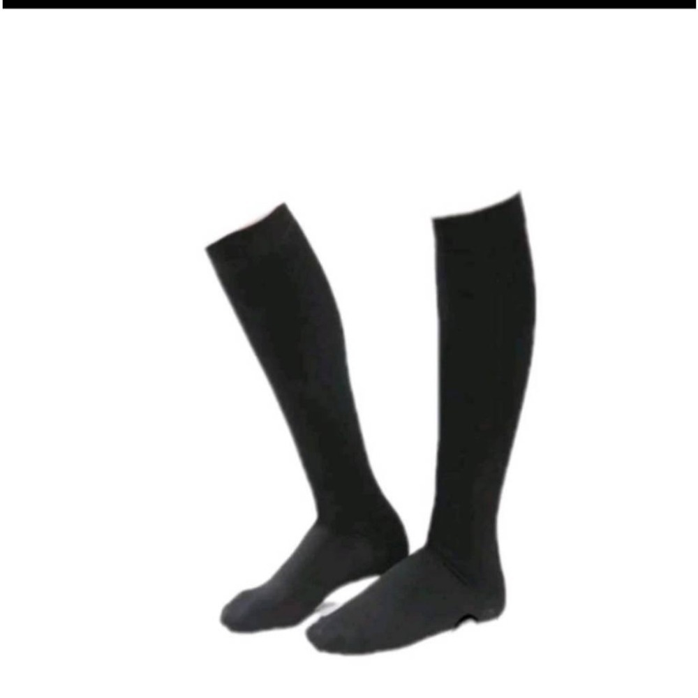 Amiss 純棉素面中統襪 學生襪 膝下襪 台灣製造 長統襪 中統襪 黑長襪 白長襪 (B704)-細節圖2