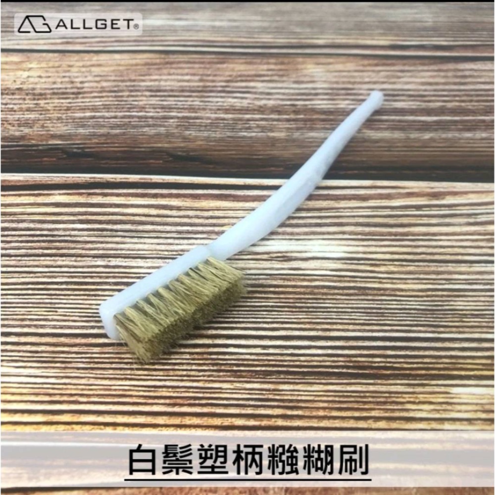 【ALLGET】塑柄糨糊刷 膠水刷 清潔刷 萬用刷 糊刷 水膠刷 白膠刷 豬毛刷 輪框刷 車胎刷-規格圖3