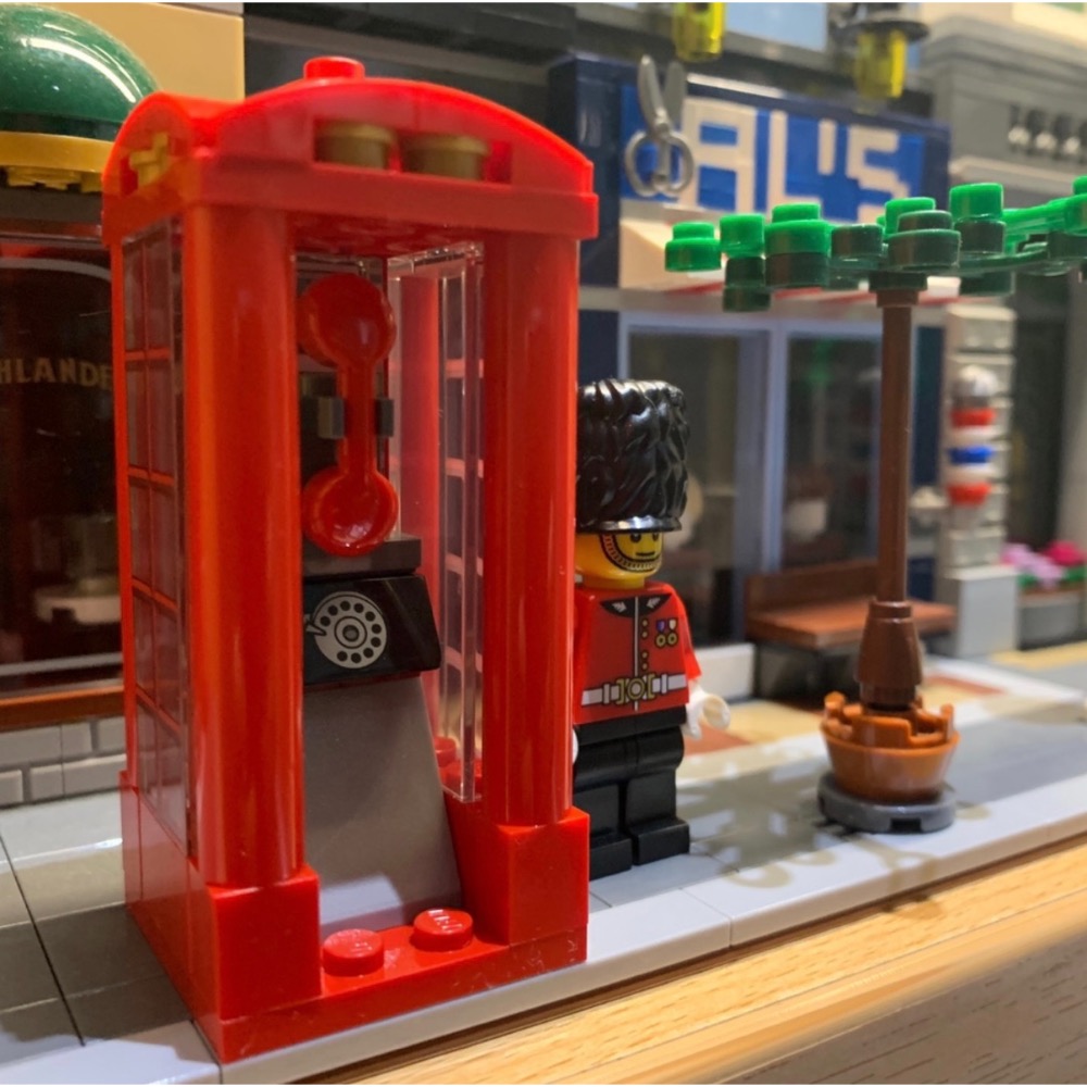 LEGO 樂高 MOC 英國電話亭 販賣機-細節圖2