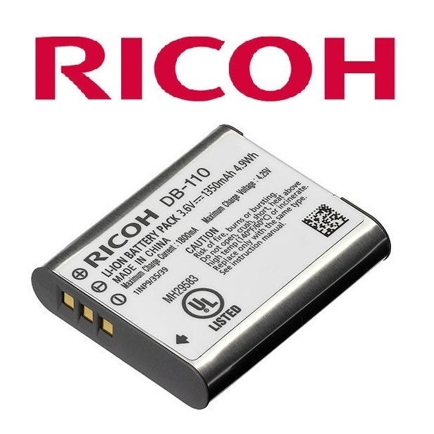 【宇利攝影器材】 RICOH GR DB-110 原廠鋰電池 盒裝 GRIII、GRIIIx 適用 富堃公司貨-細節圖2