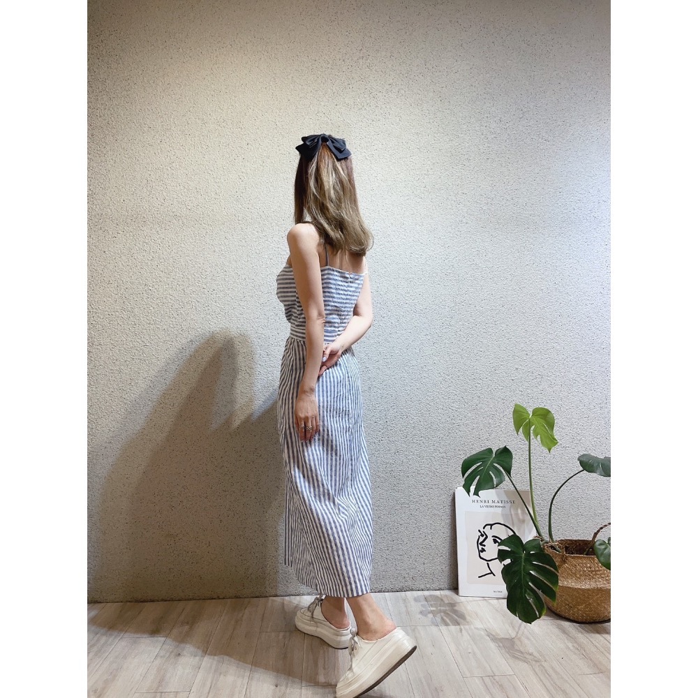 峇里島風情直紋洋裝-細節圖5