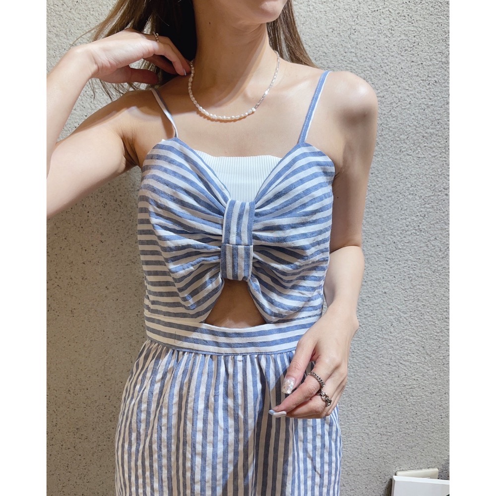 峇里島風情直紋洋裝-細節圖6