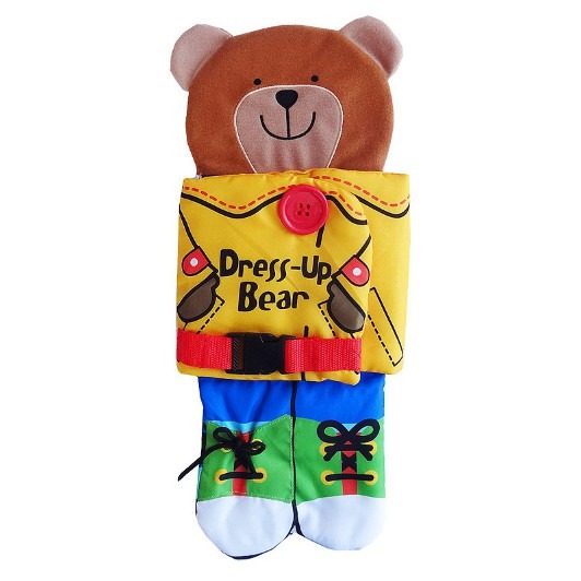 現貨《寶寶布書】小熊穿衣布書 觸摸書 ♥-細節圖4