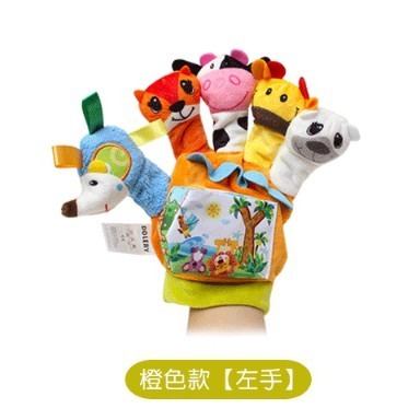 DOLERY ♥ 嬰兒卡通動物手指套偶 ♥ 帶布書響紙-細節圖2