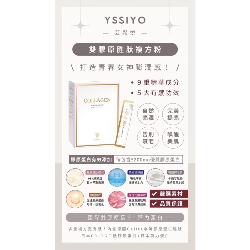 YSSIYO 可可機能飽足飲/葉黃素/兒童葉黃素/膠原/養髮液/髮油/順髮噴霧-細節圖5