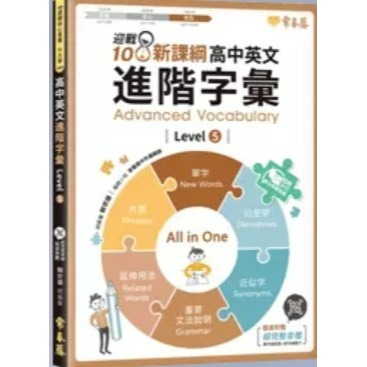 {必備英文學習專用書}常春藤<全新現貨>迎戰108新課綱-高中英文基礎字彙1-2.核心字彙3-4.進階字彙5-6-規格圖2