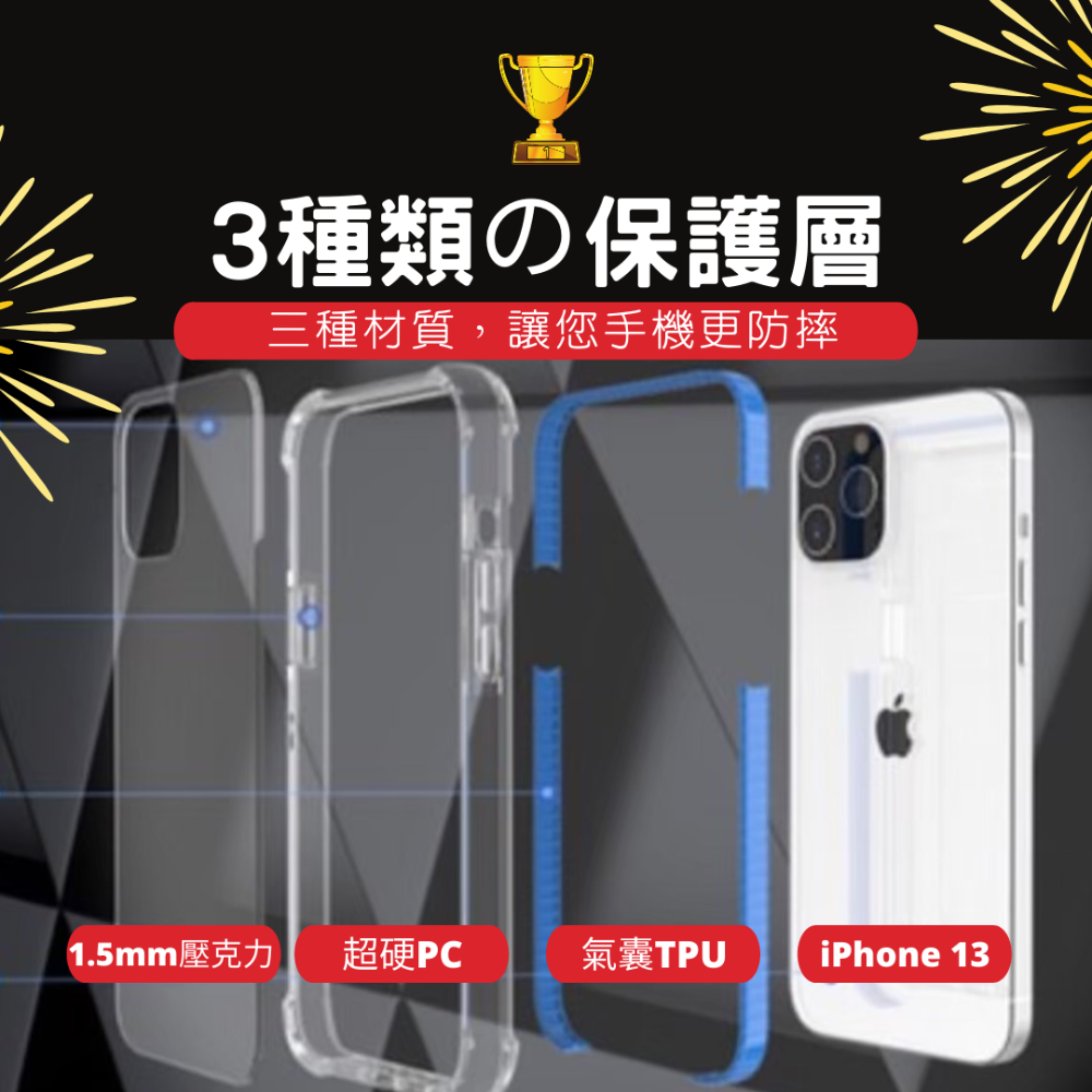 iPhone 系列 四角加強 防摔殼 防震 抗刮 耐磨損 強化三料特殊材質極致完美 手機保護殼-細節圖6