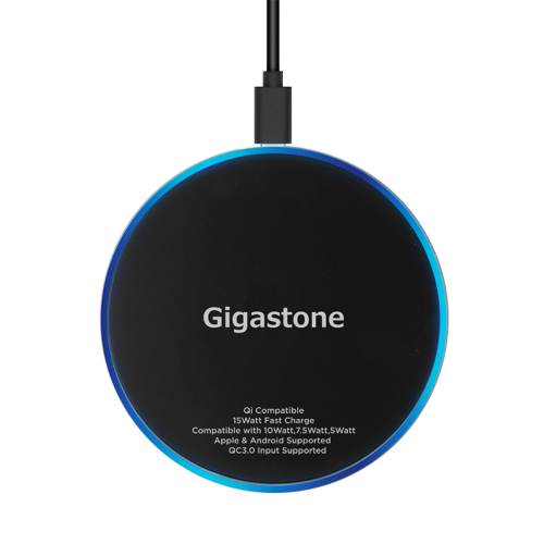【Gigastone】QC3.0 快充 15W 無線充電盤 GA-9700B 無線充電