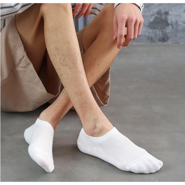 【台灣現貨】↗免運↙ 韓系網眼透氣短襪 男款 純色短襪 襪子 隱形襪 男襪 船型襪 低筒襪 男士短襪 短筒襪 襪子男-細節圖7
