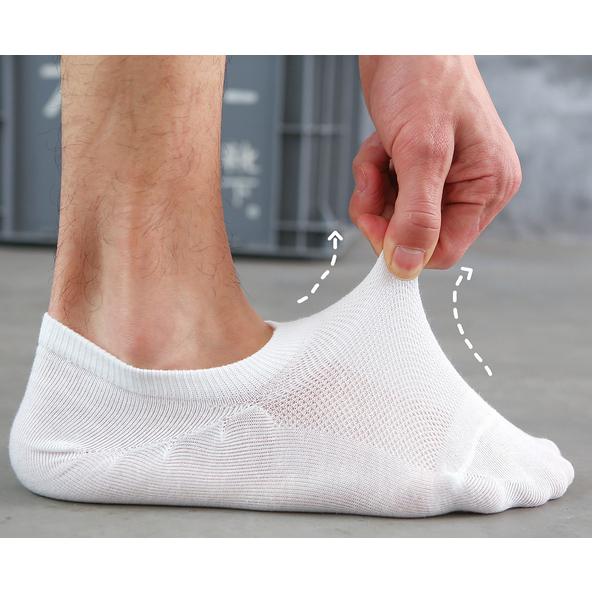 【台灣現貨】↗免運↙ 韓系網眼透氣短襪 男款 純色短襪 襪子 隱形襪 男襪 船型襪 低筒襪 男士短襪 短筒襪 襪子男-細節圖9