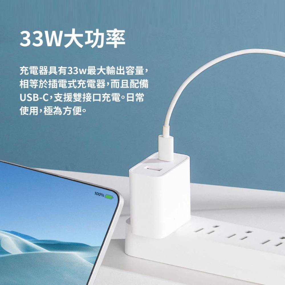 ◤台灣小米公司貨◥ 小米 1A1C 33W 充電器 充電頭 台灣公司貨-細節圖2