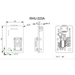 東元MD3202DZ MD3202DR除濕機濕度感應模組 RHU-223 替代品濕度顯示過低問題不啟動除濕Er錯誤-細節圖7