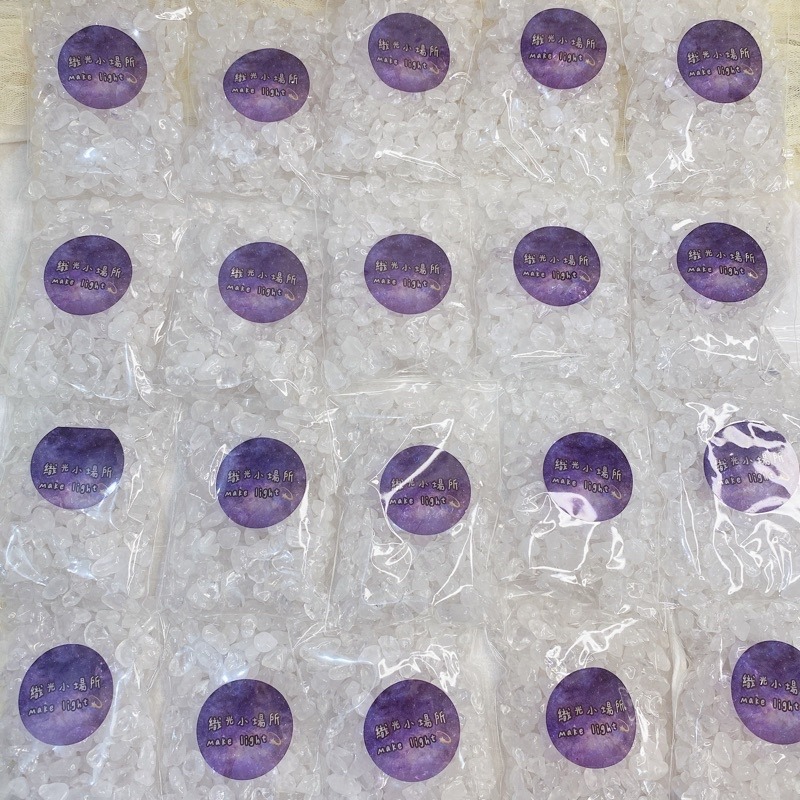 高品質🍀水晶碎石200g🍀頂級白水晶、消磁、大顆粒6-9mm、天然碎石-細節圖8
