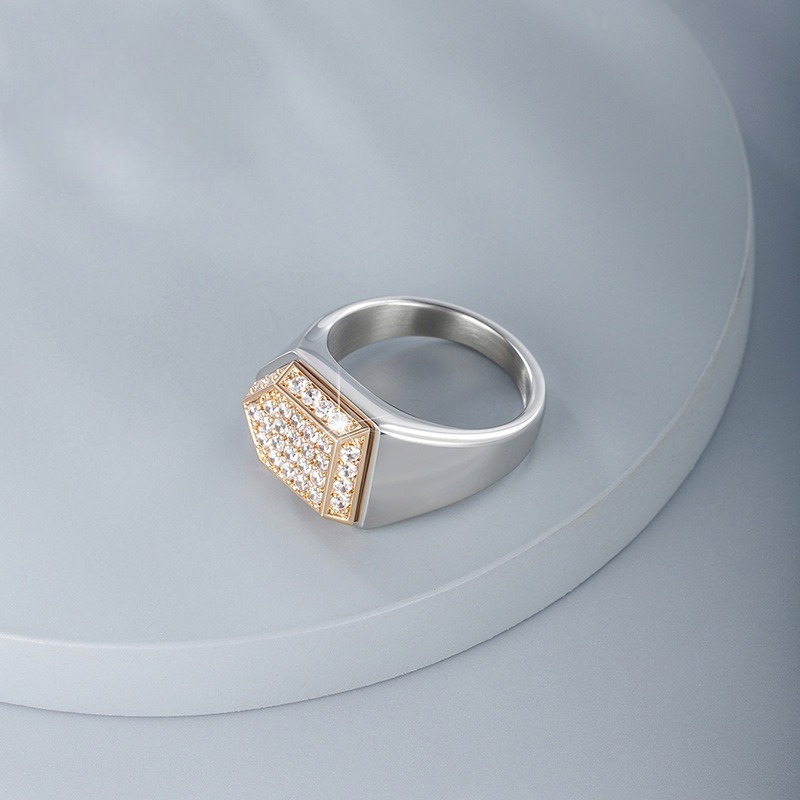 個性幾何鑲鋯霸氣戒指男歐美時尚復古精緻男士氣質指環-規格圖9
