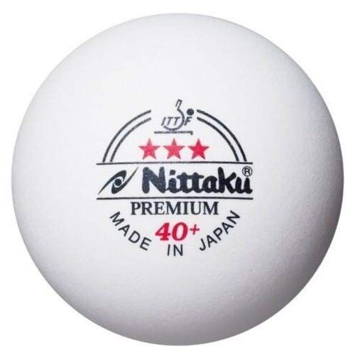 『簡單桌球』現貨 Nittaku Premium 40+ 日本製頂級三星比賽球