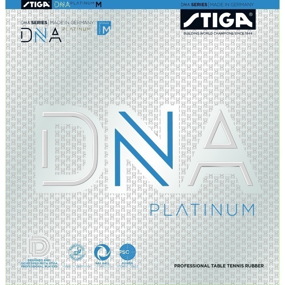 『簡單桌球』現貨 Stiga DNA Platinum H, M 白金DNA 德國製膠皮-細節圖3