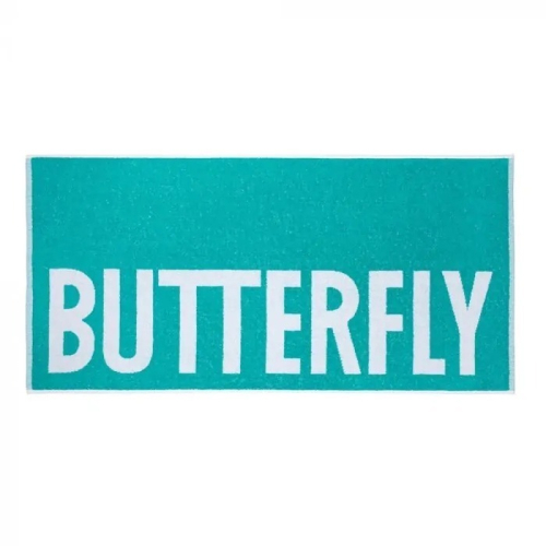 『簡單桌球』現貨 Butterfly 蝴蝶歐版 Logo毛巾