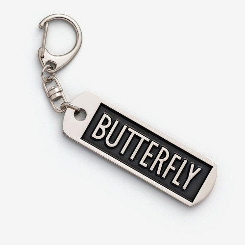 『簡單桌球』現貨 Butterfly 蝴蝶 標誌鑰匙圈