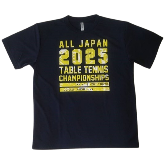 『簡單桌球』現貨 2025 全日本桌球錦標賽紀念T恤(限量版)-細節圖3