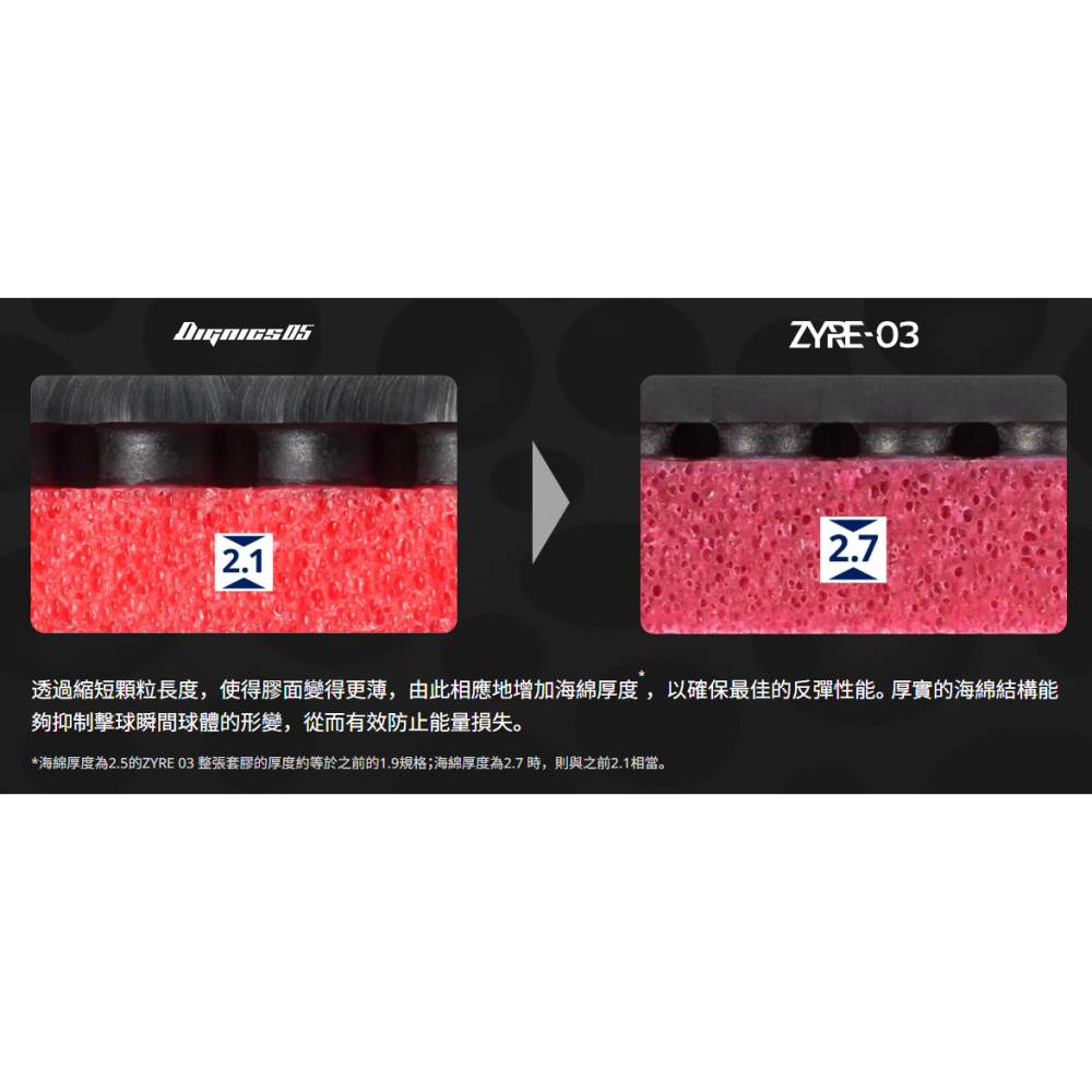 『簡單桌球』現貨 Butterfly ZYRE-03  蝴蝶ZYRE-03 日本內銷版 保證新鮮-細節圖3