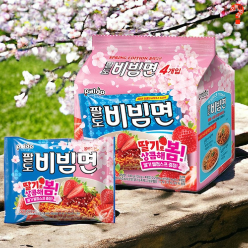 韓國🇰🇷爆紅草莓泡麵🍓草莓乾拌麵