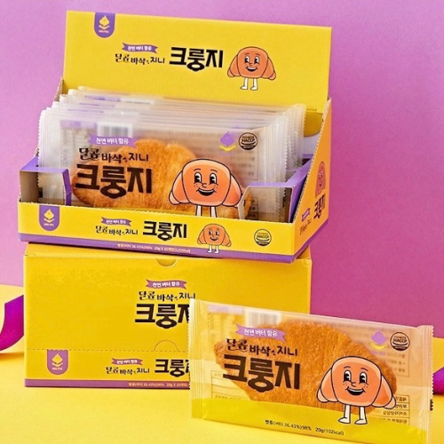 uu代購🇰🇷韓國零食 GS25扁可頌 酥脆可頌 香濃可頌餅乾《預購》