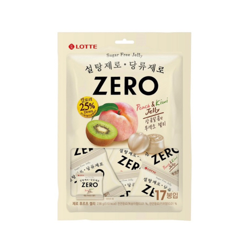 韓國🇰🇷零卡軟糖 LOTTE 樂天 zero水果軟糖 韓國零食