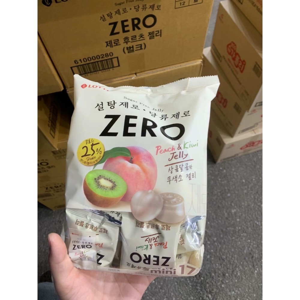 韓國🇰🇷零卡軟糖 LOTTE 樂天 zero水果軟糖 韓國零食-細節圖2