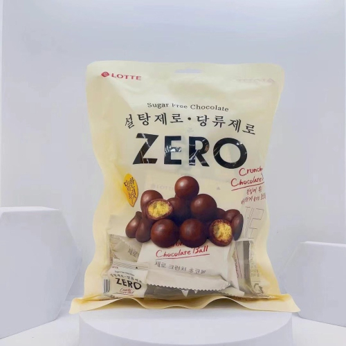 韓國🇰🇷必買零食LOTTE 韓國樂天 ZERO巧克力球