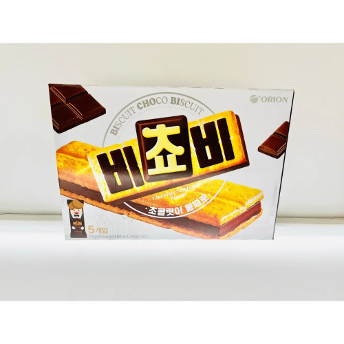 韓國零食韓國 ORION 好麗友 巧克力夾心餅乾 5入 125g