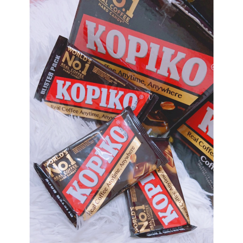 現貨韓國uu🇰🇷代購 KOPIKO 韓國咖啡糖 韓劇淚之女王必吃咖啡糖膠囊式隨身包裝 一包八顆
