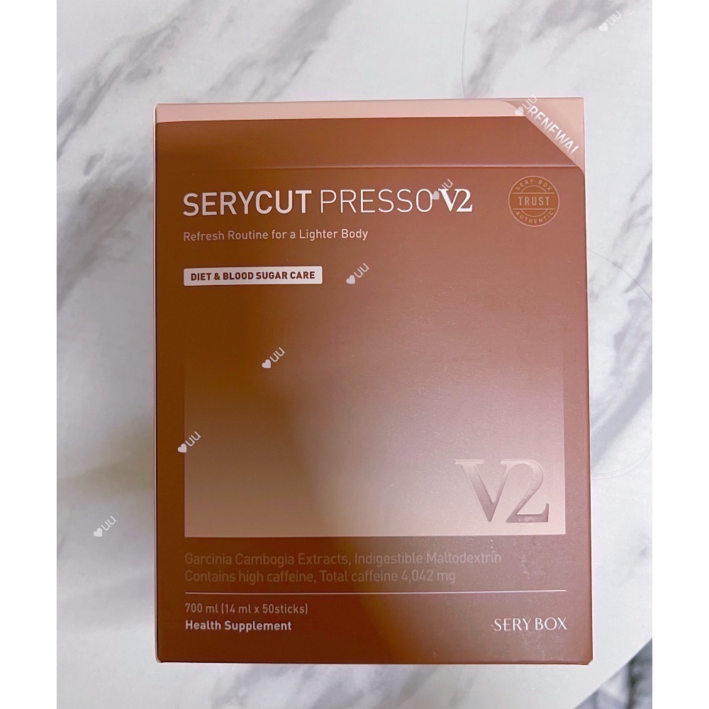 ￼韓國🇰🇷直送 SERYBOX SERYCUT PRESSO V2藤黃果咖啡（50入）v2晚安棉片28天-規格圖8