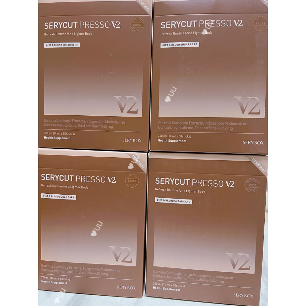 ￼韓國🇰🇷直送 SERYBOX SERYCUT PRESSO V2藤黃果咖啡（50入）v2晚安棉片28天-規格圖8