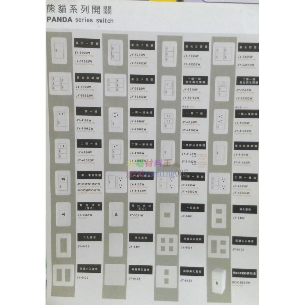 ☆水電材料王☆ JYE 中一 大面板組裝單品  JY-2003W卡式電視插座(白色)-細節圖2
