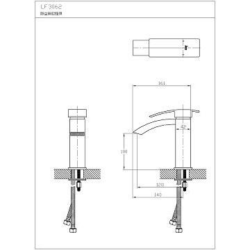☆水電材料王☆ HCG 和成 龍頭臉盆無鉛龍頭 LF3062 原廠公司貨 原廠保固-細節圖2