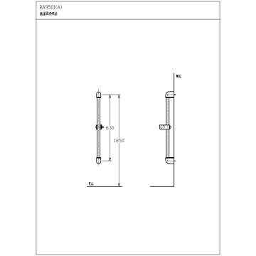 ☆水電材料王☆ HCG 和成 龍頭蓮蓬頭滑桿組 BA9501 原廠公司貨 原廠保固-細節圖2