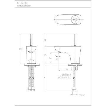 ☆水電材料王☆ HCG 和成 龍頭生物能臉盆無鉛龍頭 LF3215U(AW) 原廠公司貨 原廠保固-細節圖2