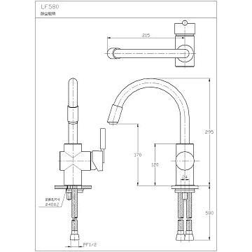 ☆水電材料王☆ HCG 和成 浴櫃臉盆浴櫃 LCF552-580QE 原廠公司貨 原廠保固-細節圖2