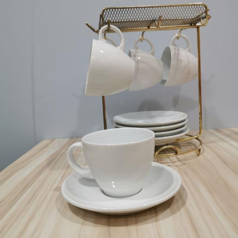 二手 Chuan Kuo下午茶 咖啡杯盤 鶯歌 陶瓷 可微波 可機洗 家飾 超值-細節圖2