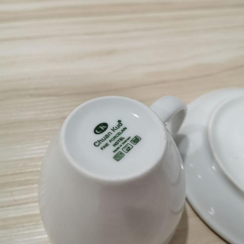 二手 Chuan Kuo下午茶 咖啡杯盤 鶯歌 陶瓷 可微波 可機洗 家飾 超值-細節圖3