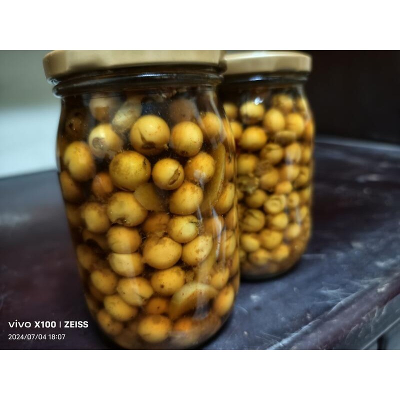 阿娥古早味破布子-手工罐頭-手工醃製-限量販售-純手工秘方無添加化學成分-破布子-樹子-素食可-細節圖3