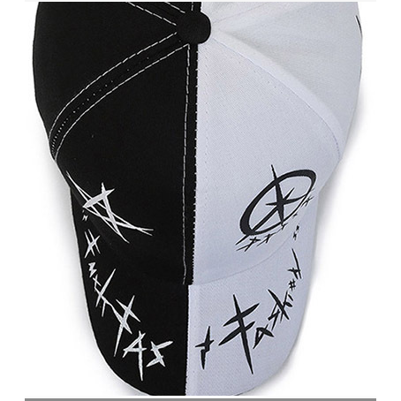 帽子新款韩版时尚字母棒球帽拼接印花遮阳鸭舌帽-細節圖5