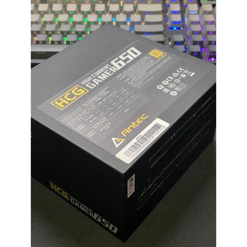 Antec HCG 650W 金牌 電源供應器 保固內-細節圖3