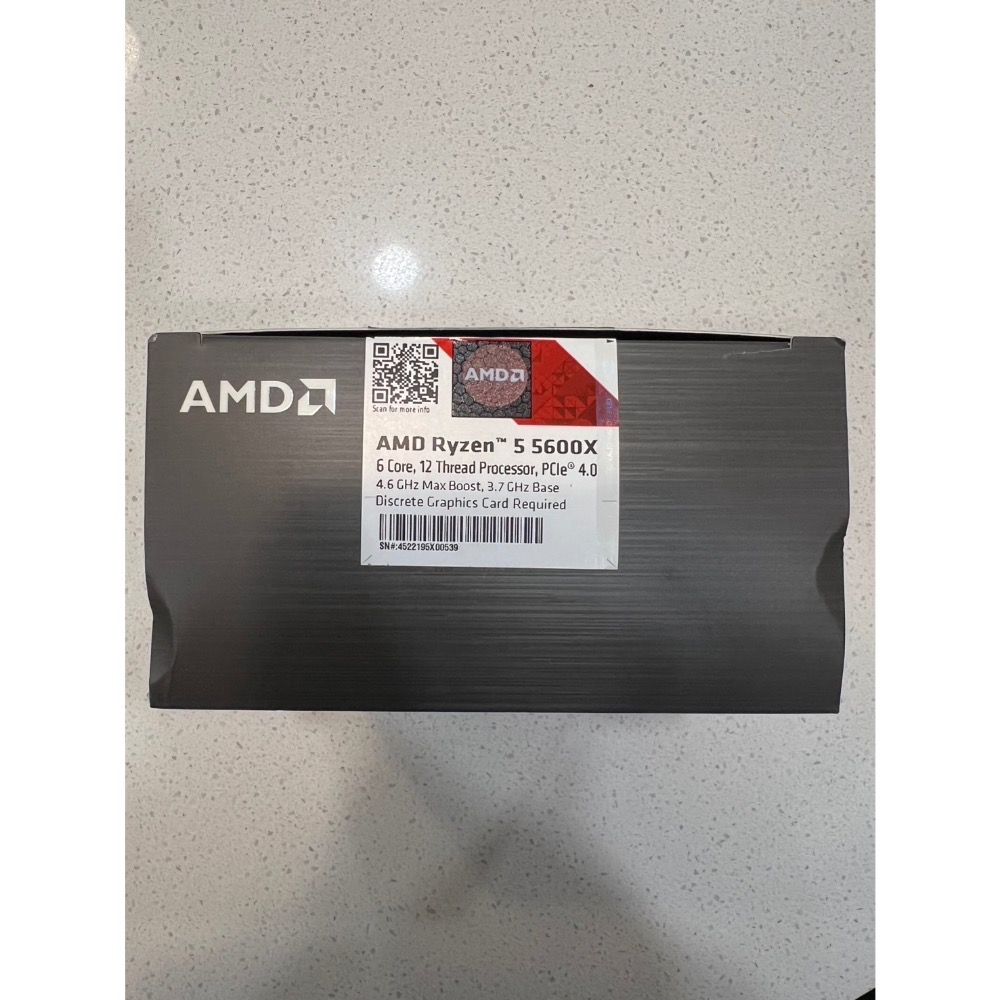 AMD R5-5600X 六核心處理器 已過保-細節圖2