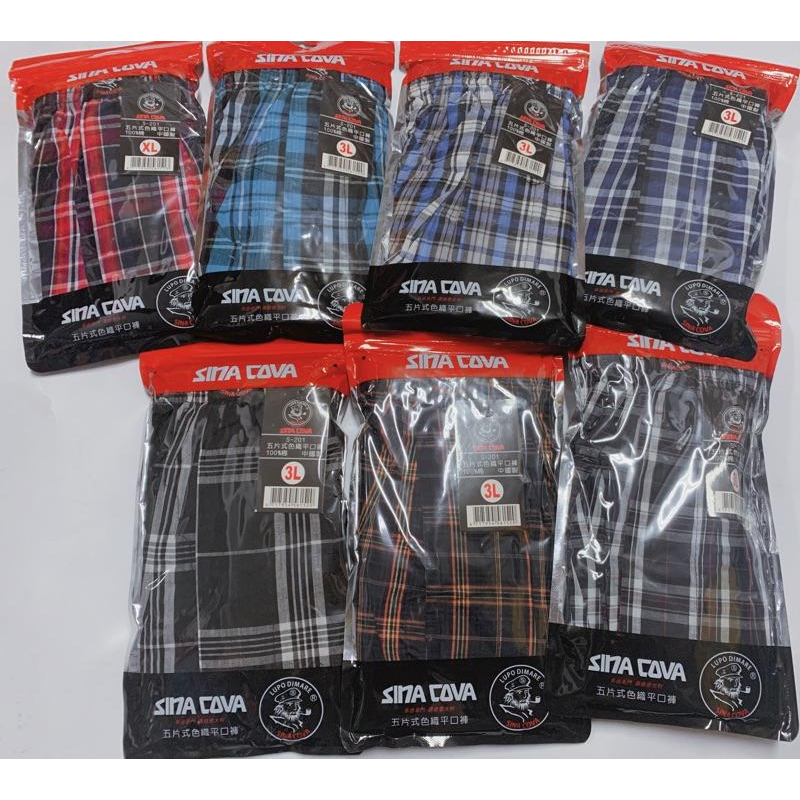 棉布四角褲 平口褲 開口 開檔 男內褲 純棉四角褲 老船長 格子 姊姊棉海-細節圖3