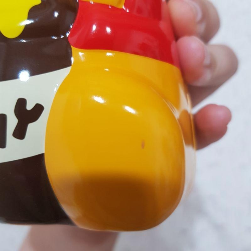 日本迪士尼樂園小熊維尼立體糖果罐內無糖果15cm-細節圖4